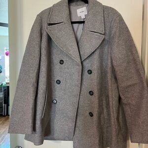Old Navy Gray Peacoat